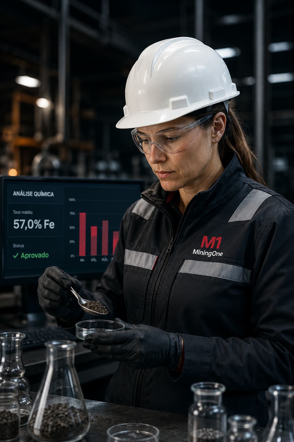 ERP SAP Business One para Mineração - Add-on MiningOne 4 Análise e controle químico na mineração