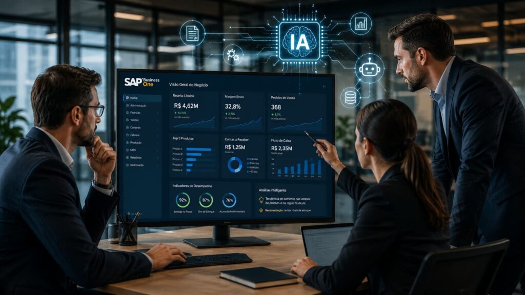 IA no ERP em 2026: O Que Já É Possível no SAP Business One? 1 IA no ERP em 2026 O Que Ja E Possivel no SAP Business One